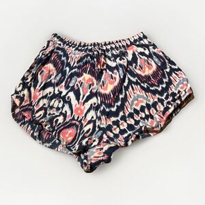 Abercrombie & Fitch High Rise Micro Cheeky Shorts Women XS Tie Dye Y2K Boho‎ EUC